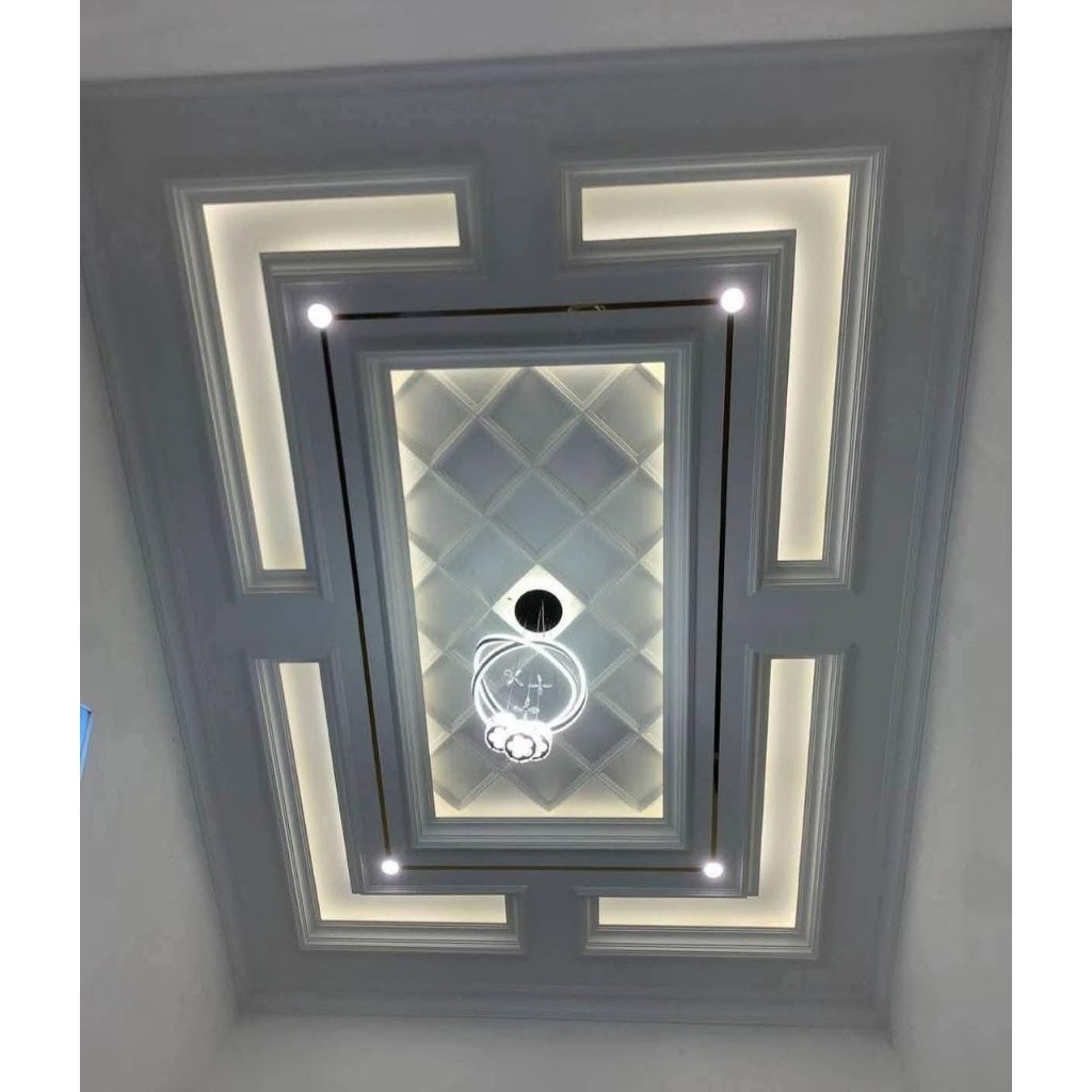 plafon gypsum terpasang minimalis