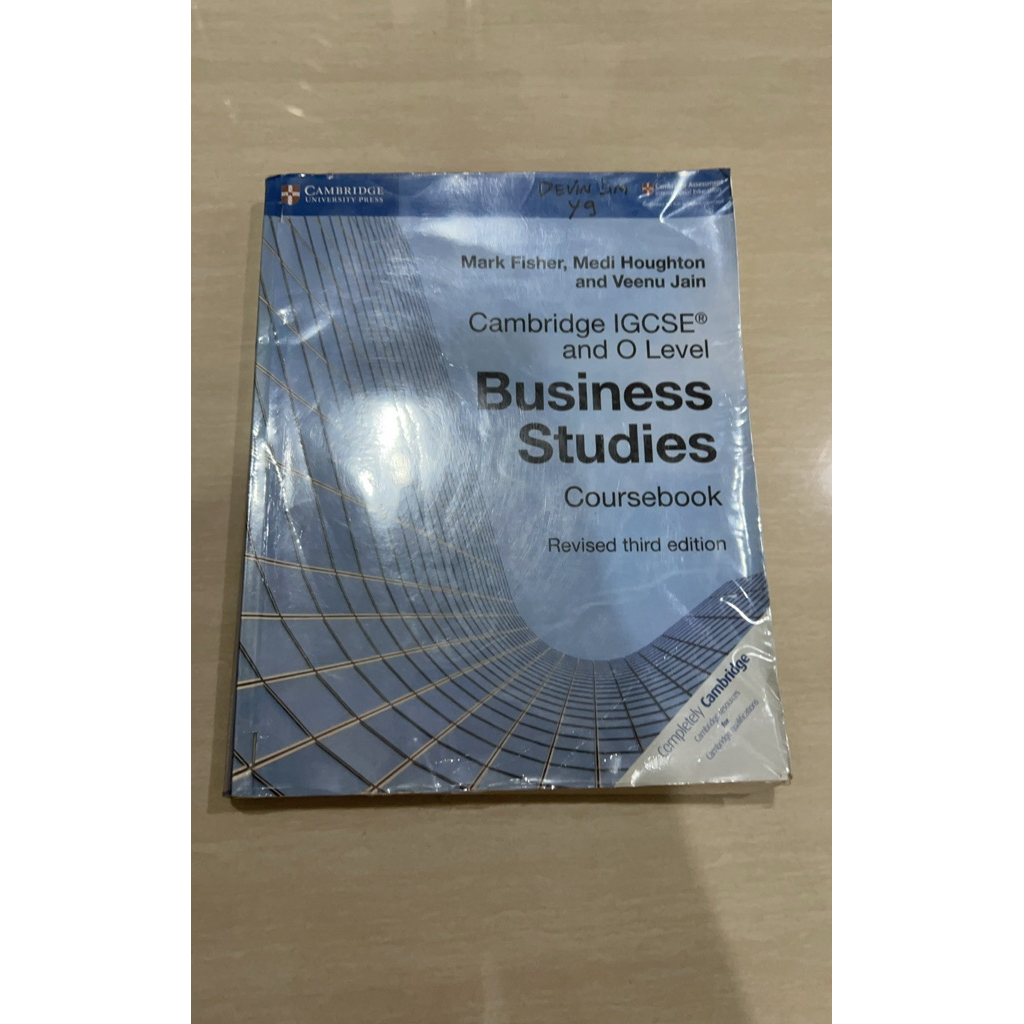 Business Studies IGCSE and O Level cambridge Coursebook Third edition