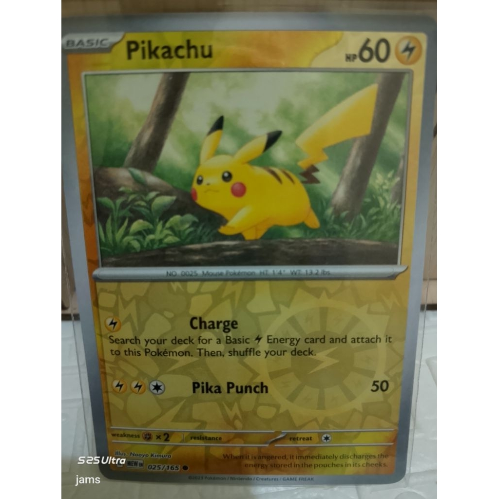 Pokemon Pikachu cosmoc holo 151 en