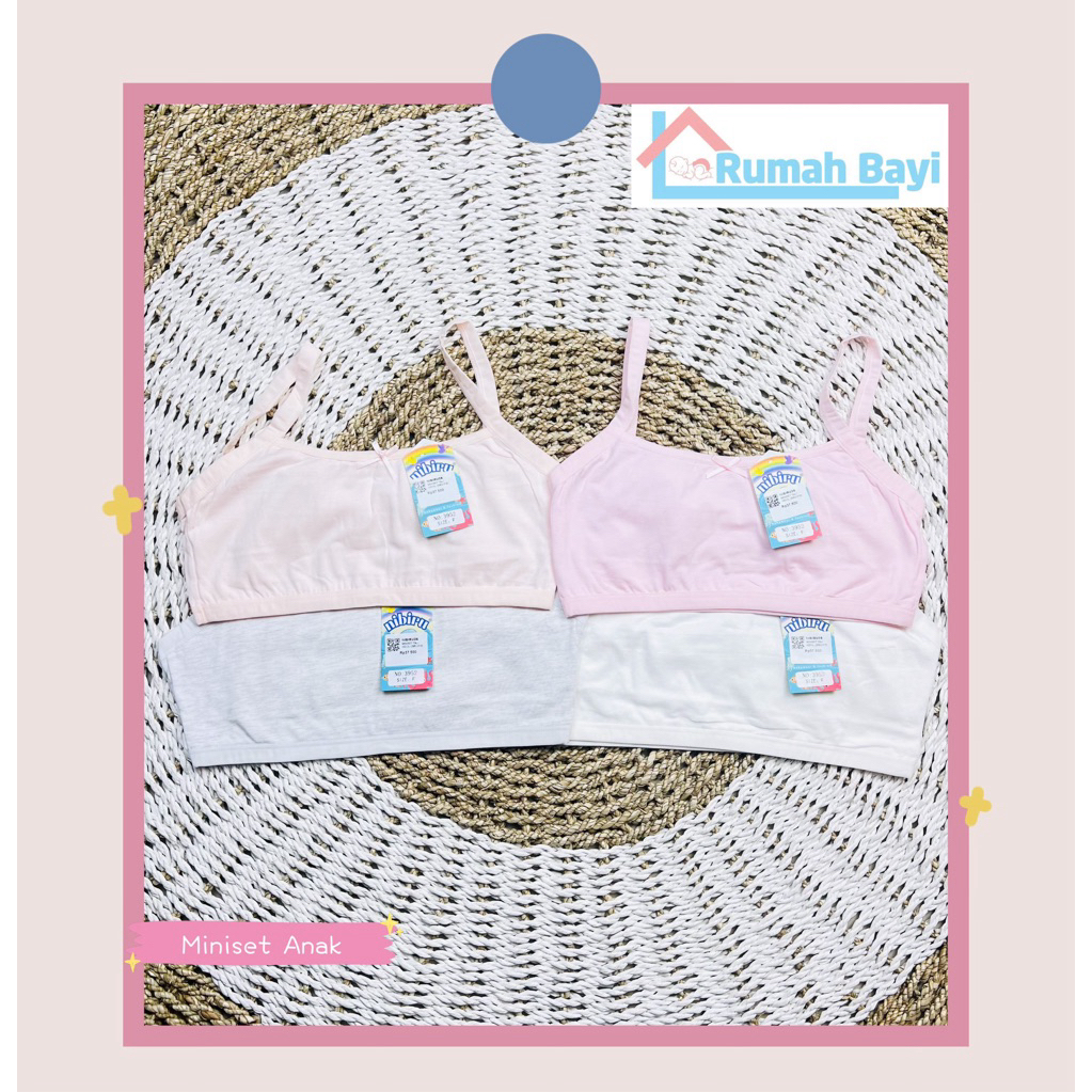 Miniset Anak Perempuan Nibiru Bra Remaja Katun NIBIRU26/27/28/29