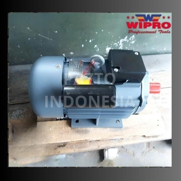 Wipro Dinamo Elektro Motor Penggerak 3 HP 2850 & 1450 RPM 2 & 4 POLE 1 Phase Electro Motor 2 & 1 P F