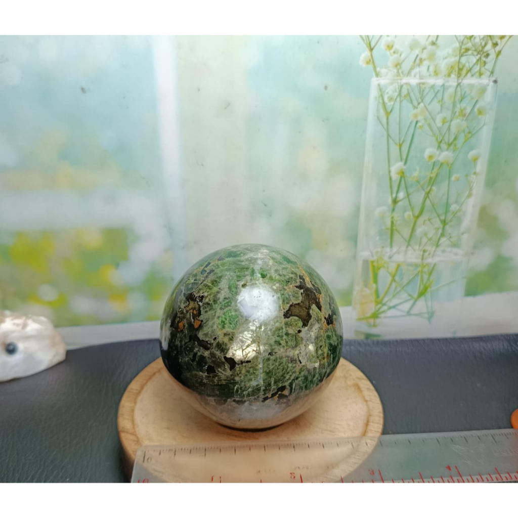 Natural Batu Diopside Sphere (5) Asli Batu Alam