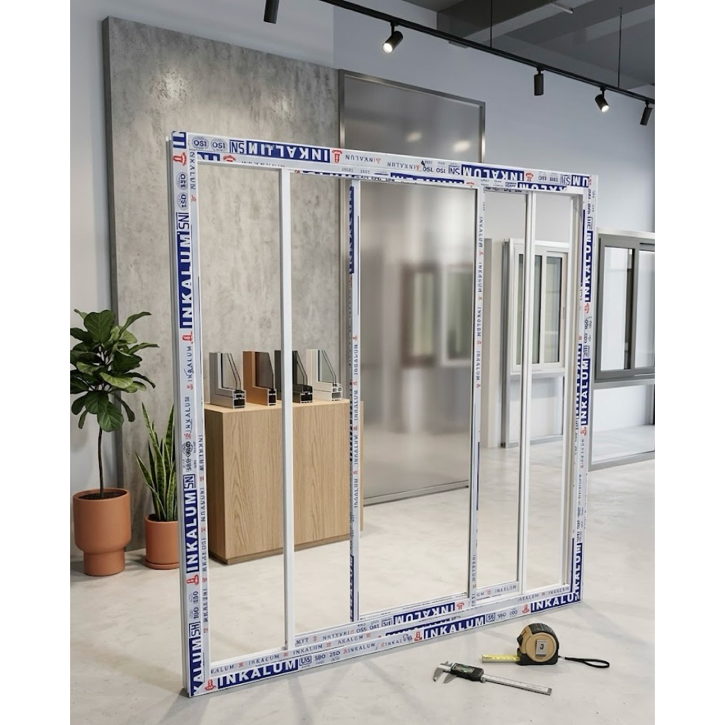 JENDELA SLIDING ALUMINUM UKURAN 150x150