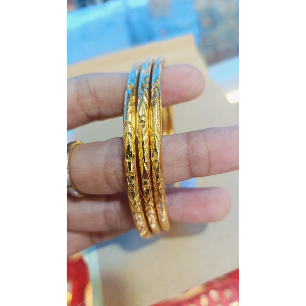 Lapis kristal gelang keroncong motif 002 mirip mas asli