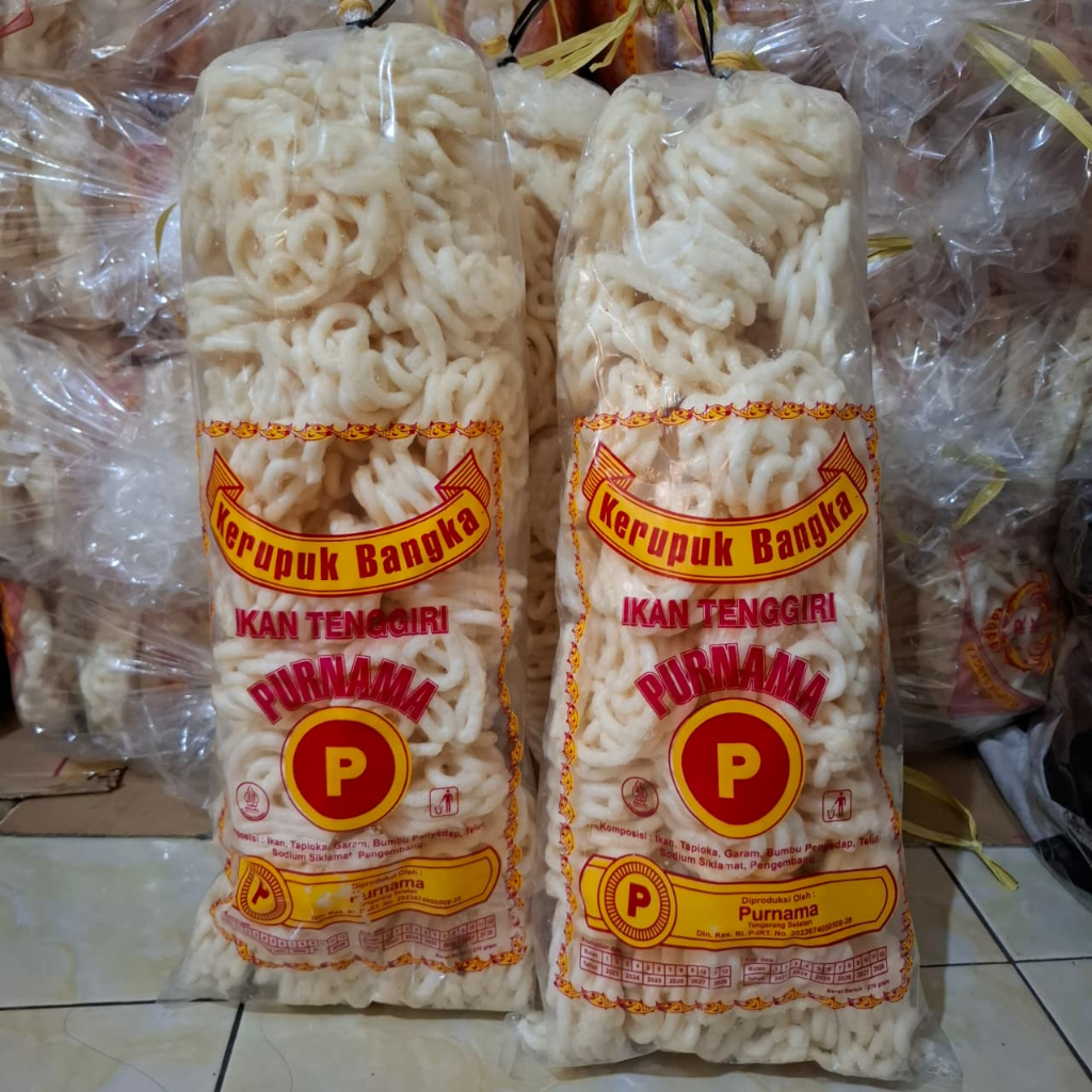 KERUPUK BANGKA PURNAMA IKAN TENGGIRI JUMBO