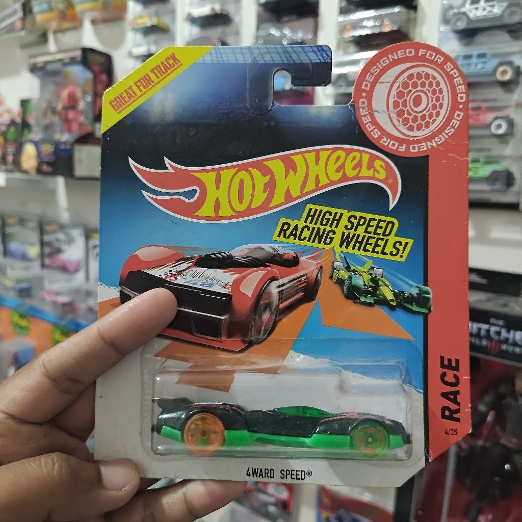 HOTWHEELS BALAP DRAG HSW 4WARD SPEED BAN HIGH SPEED WHEELS BAN KANCING KHUSUS SUPER RARE