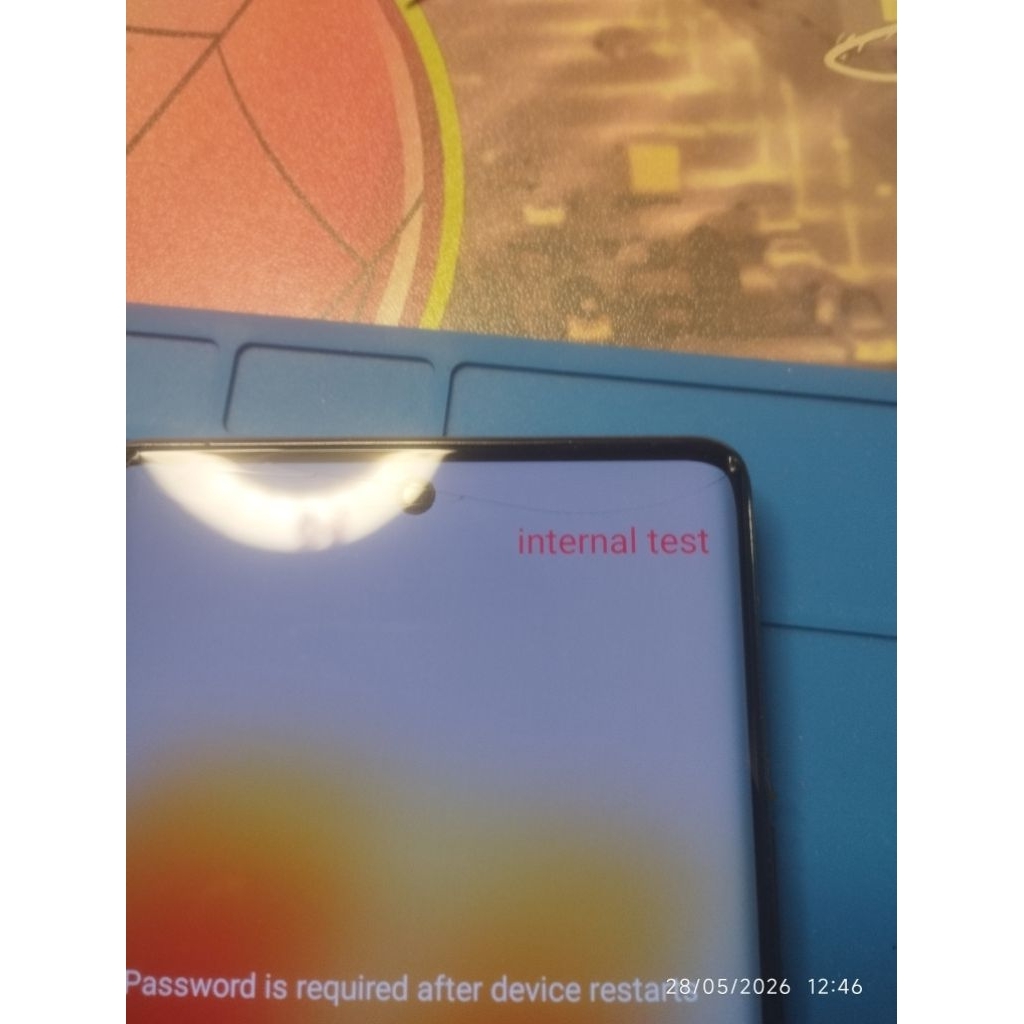 Mesin Infinix note 40 pro ex unit test