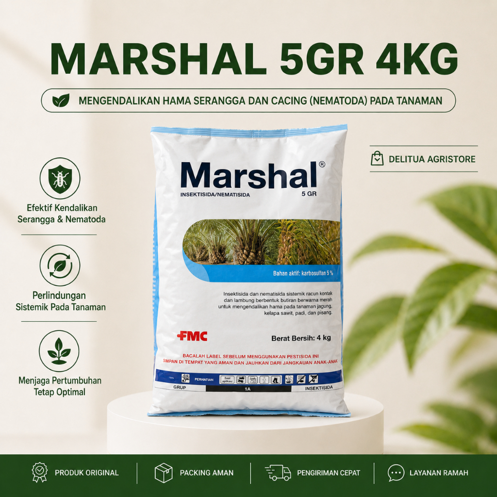Marshal 5GR 4kg Insektisida Untuk Pertanian