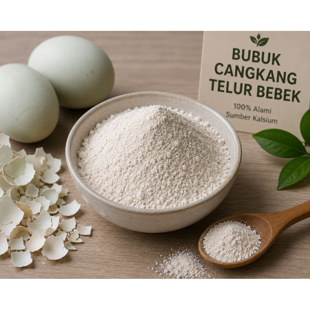 bubuk cangkang telur bebek 250 gr