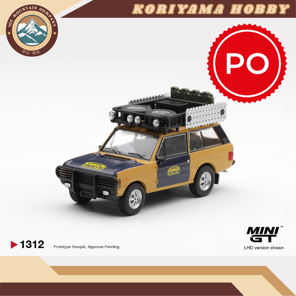 Mini GT 1312 Range Rover 1981 Camel Trophy Sumatra H.Fischer & W.Bays MiniGT