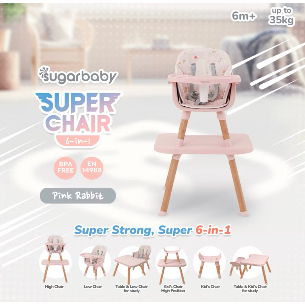 Sugar baby super chair PINK
