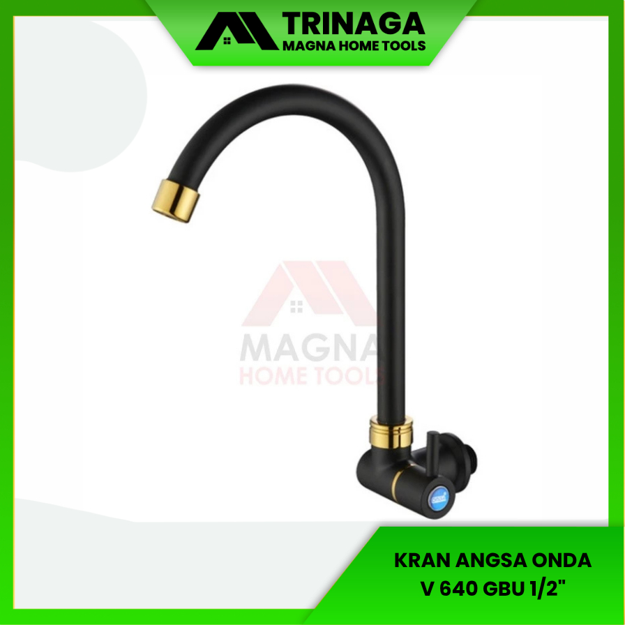 KRAN ANGSA 1/2 INCH ONDA CUCI PIRING HITAM V 640 GBU
