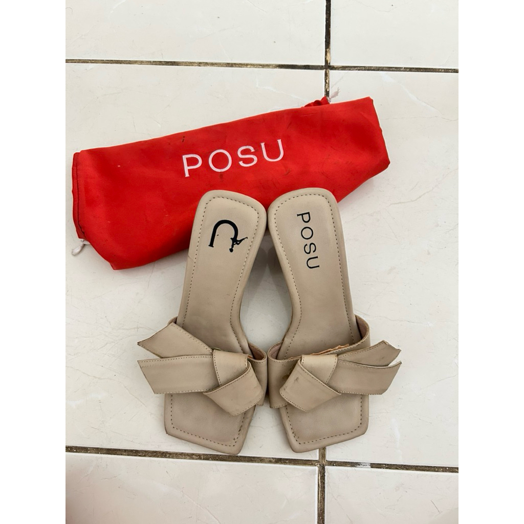 Preloved POSU Heels Brand Lokal Bandung