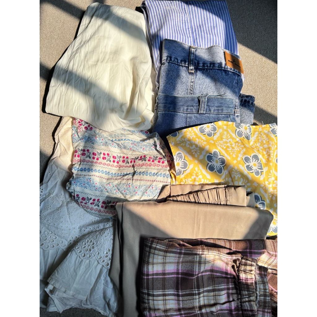 cek deskripsi yaa preloved new baju kemeja inner gamis
