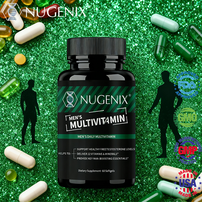 Nugenix Multivitamin Premium, Diformulasi untuk Pria Aktif, Nutrisi Lengkap Setiap Hari