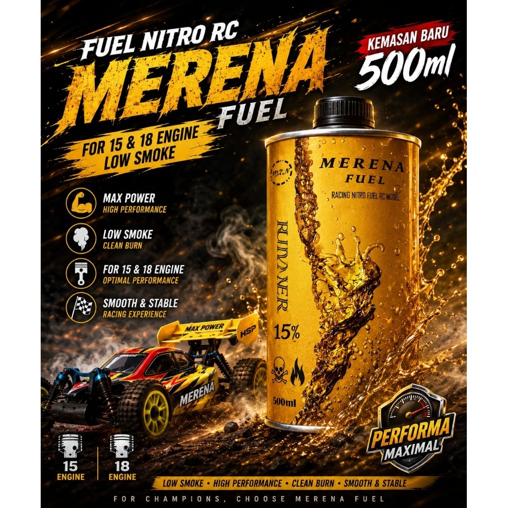 Nitro fuel Rc car HSP HOBAO KYOSHO 5% 15% 25% 500ml