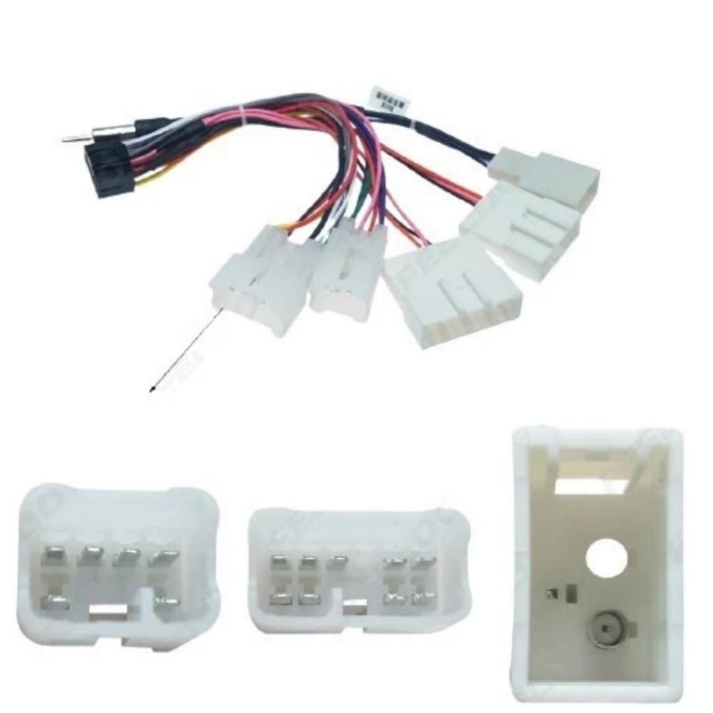 Kabel Soket Socket Head Unit Tape Double Din Android Universal Mobil Toyota Agya Avanza Yaris Rush R