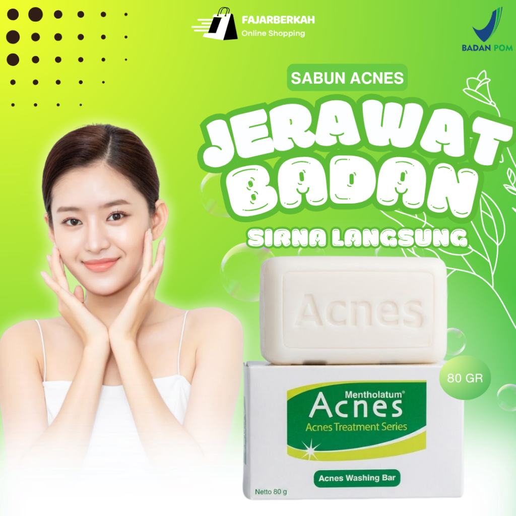 Sabun Jerawat Punggung - Obat Jerawat Punggung Merah - Penghilang Bekas Jerawat Punggung Hitam