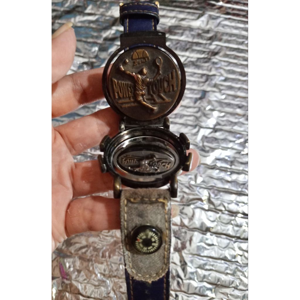 Jam tangan vintage power touch kompas