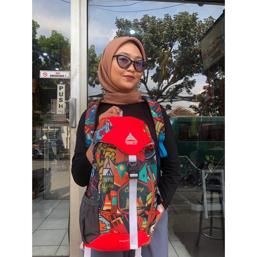 Tas Anak Schoolbird Zebra wall 10 L