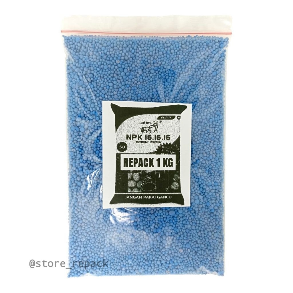 Pupuk NPK 161616 Pak Tani REPACK 1 KG ( Original 100% )