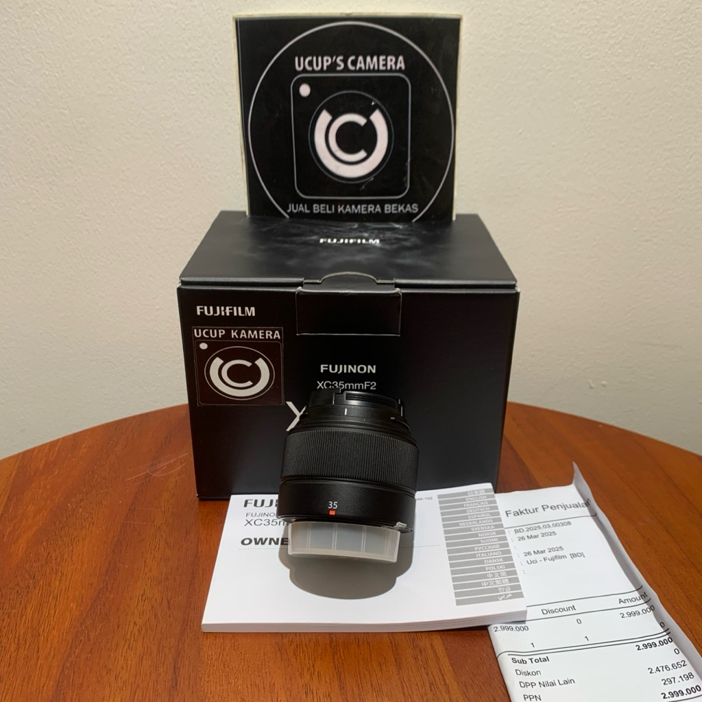 FUJIFILM XC 35MM F2 / LENSA FIX / PRIME / FOR FUJIFILM