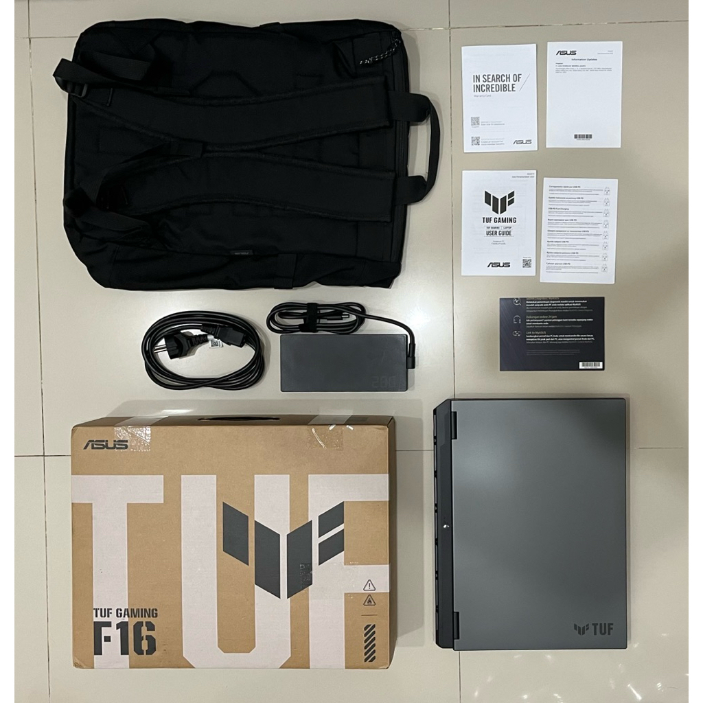Laptop Asus TUF Gaming F16 FX608JMR i7-14650HX RTX 5060 Like New Garansi sd 2027