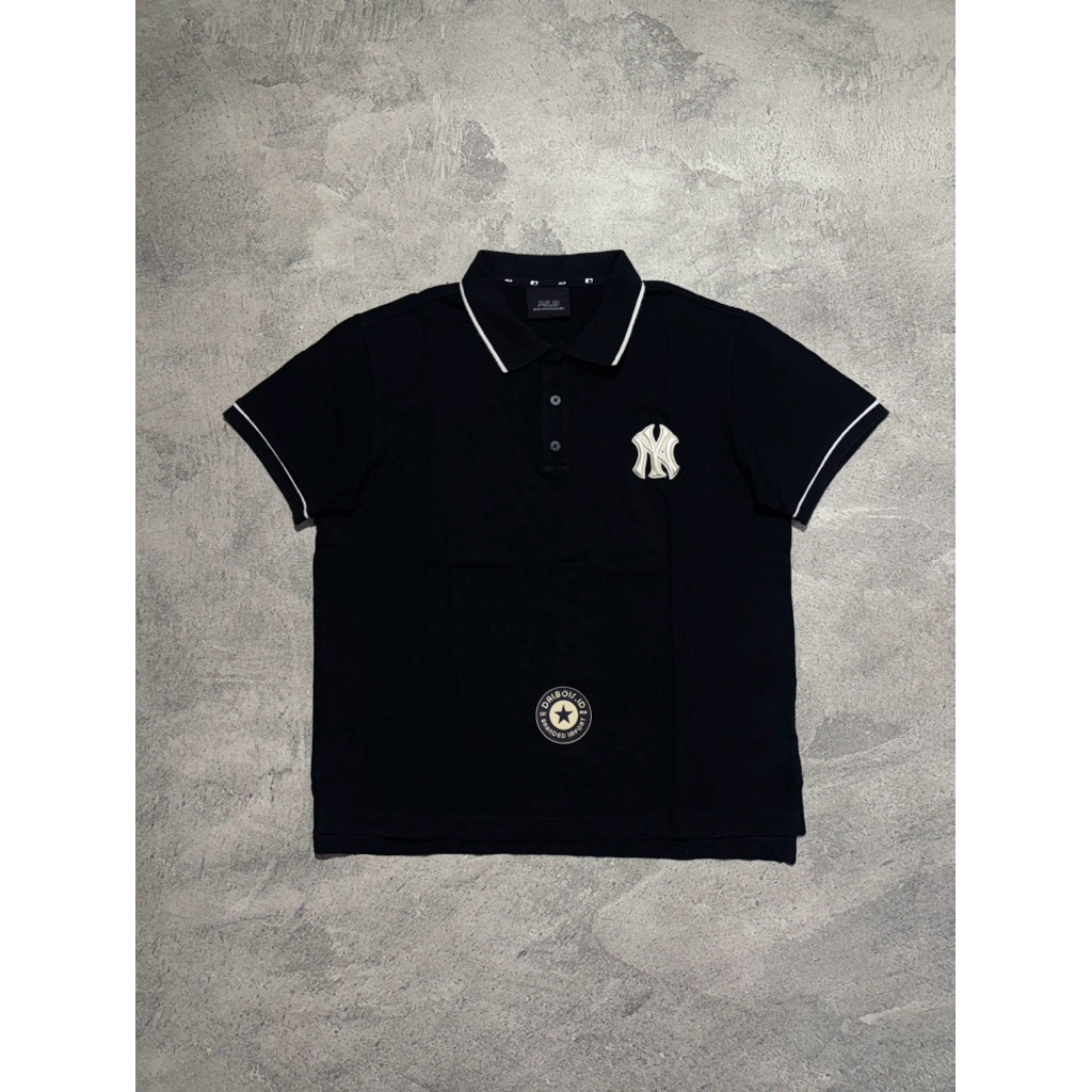 polo shirt mlb ny yankees twin tipped