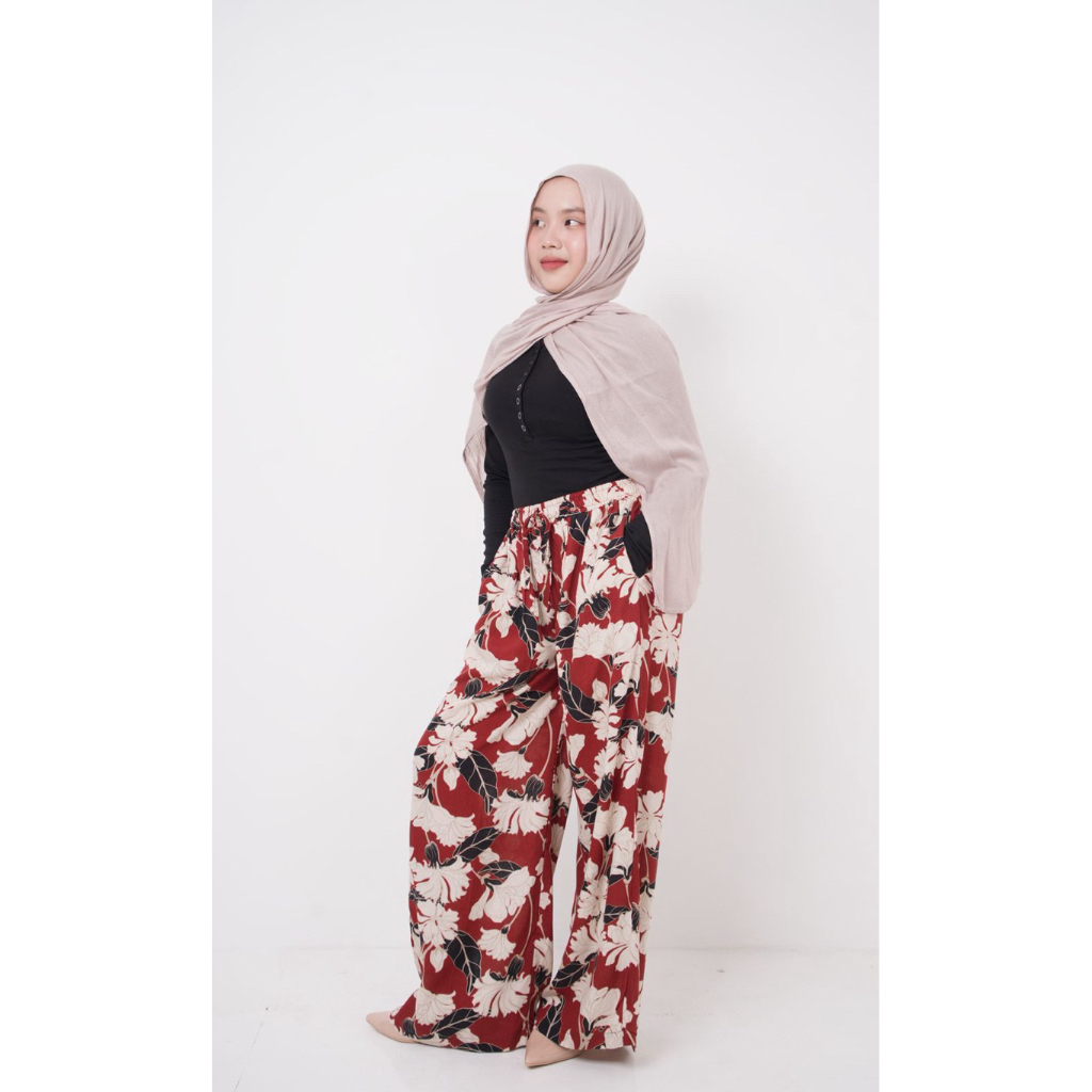 Kulot motif bunga-bunga
