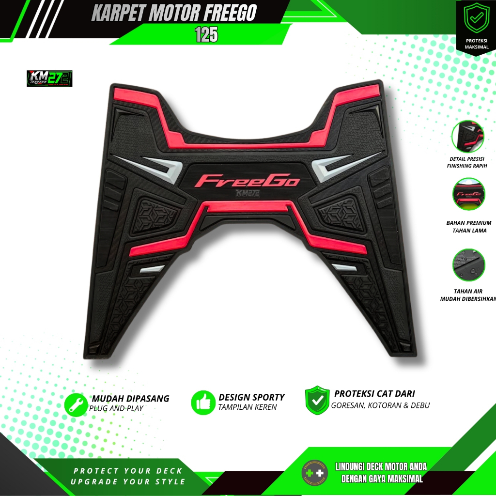 Aksesoris Motor Yamaha Freego Anti Licin / Karpet Yamaha freego / Alas Kaki Motor Freego