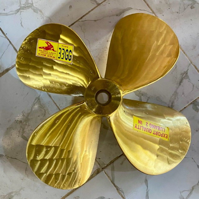 KIPAS KAPAL / BALING-BALING KAPAL TYPE 33GG DAUN 4 LH (PUTAR KIRI) PRODUK KARYA SAMA NAGARA BAHAN KU