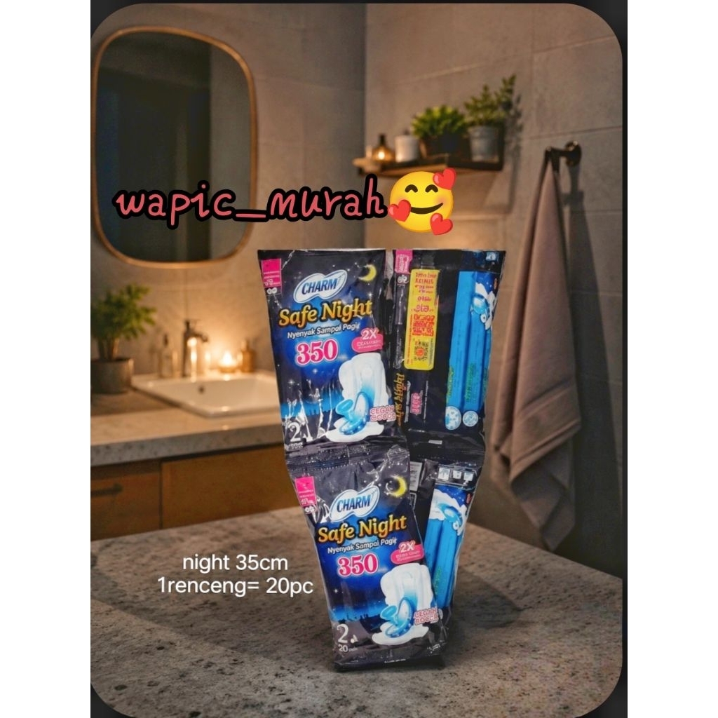 charm safe night 35cm (1renceng10shacet= 20pcs)