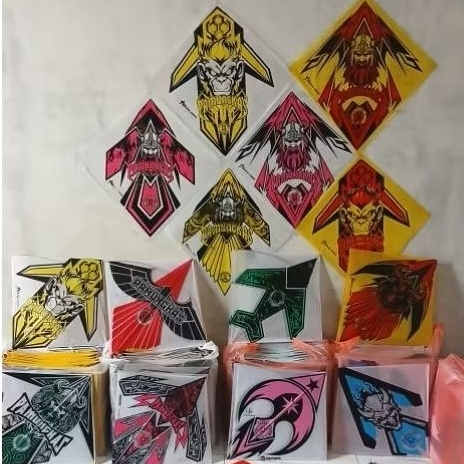 TERLARIS layangan sukhoi super lilitan 2warna. pamungkas 50pcs(motif rendom)