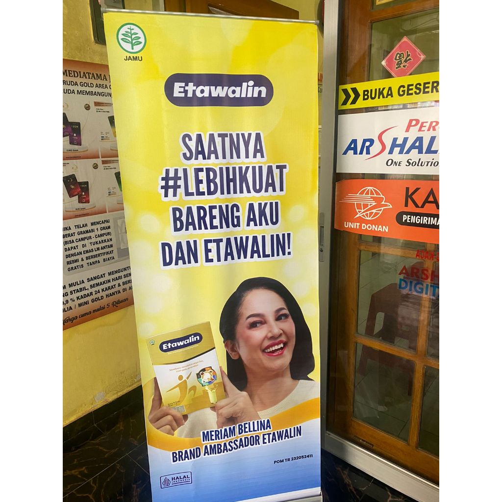 Cetak Roll Up Banner / Roll Banner / Stand Banner