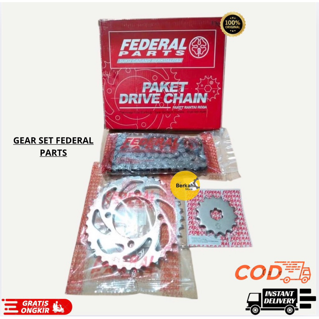 GEAR GIR SET JUPITER Z BURHAN JUPITER Z LAMA Vega R New Federal Parts / GIR S SET FEDERAL PARTS DRIV