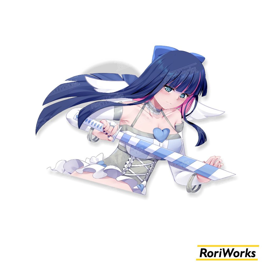 Stiker Kiss cut - Stocking (Angel) | Panty and Stocking with Garterbelt | PSG