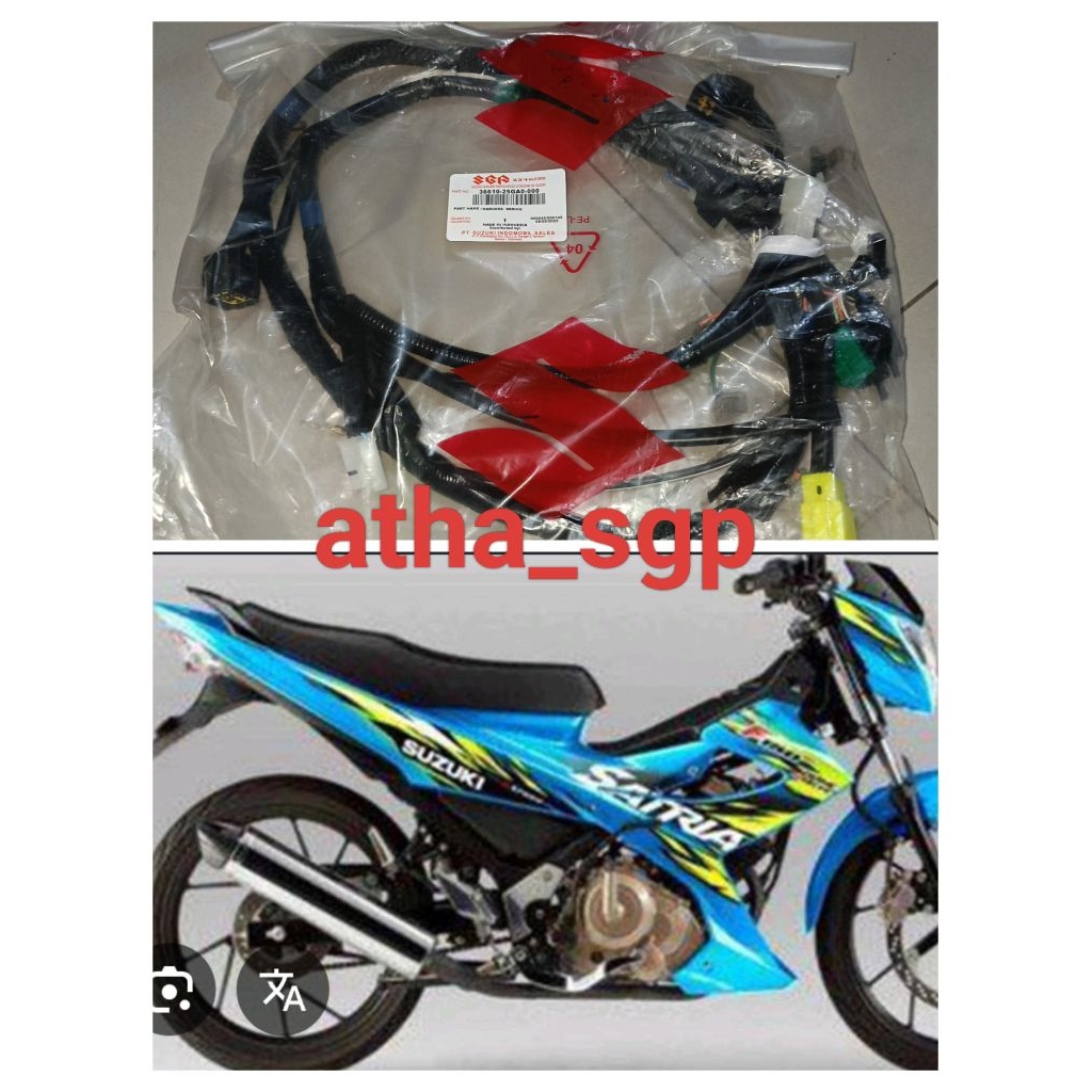 kabel body Suzuki Satria Fu facelift Bima original sgp