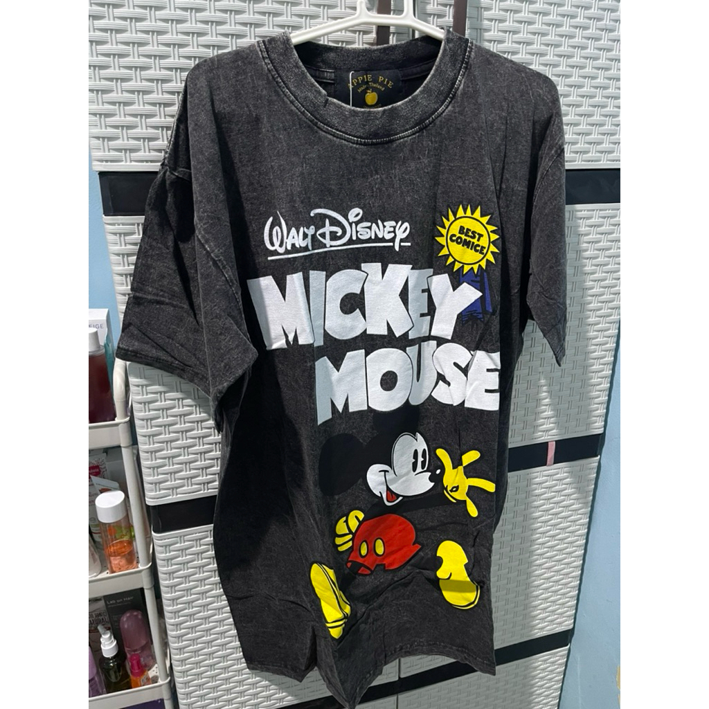 kaos oversize micky mouse
