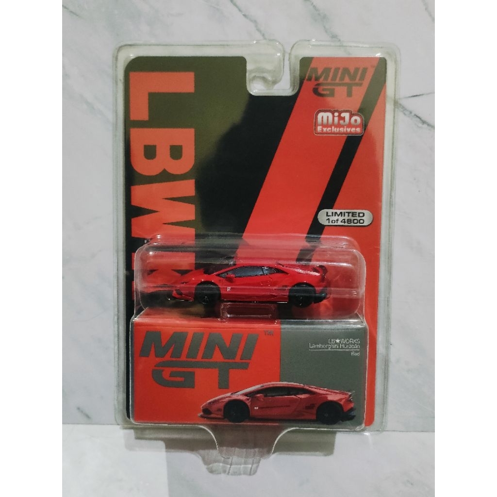 Mini Gt LBWK Lamborghini Huracan Red