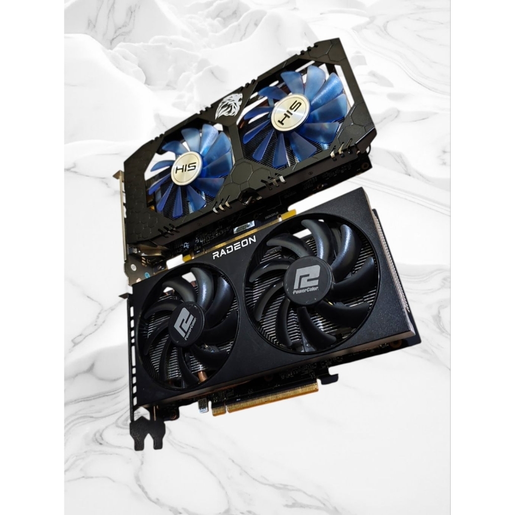 VGA RX 6600 XT 8Gb & RX 570 8Gb Dual Fan No Display/Rusak
