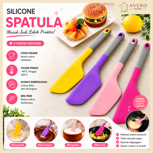 AVERO Spatula Jumbo / Spatula Silikon Jumbo / Spatula Silikon Ukuran Besar / Spatula Silicone Jumbo 