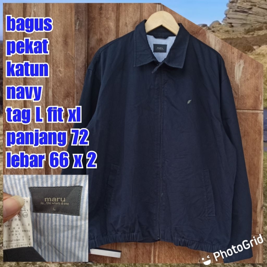 jaket work kerja casual Harrington kera maru