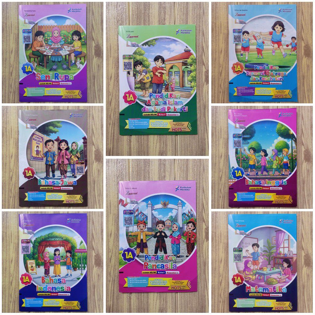 LKS Zamrud SD Kelas 1. Kurikulum Merdeka. Putra Nugraha. Terbaru 2026/2027