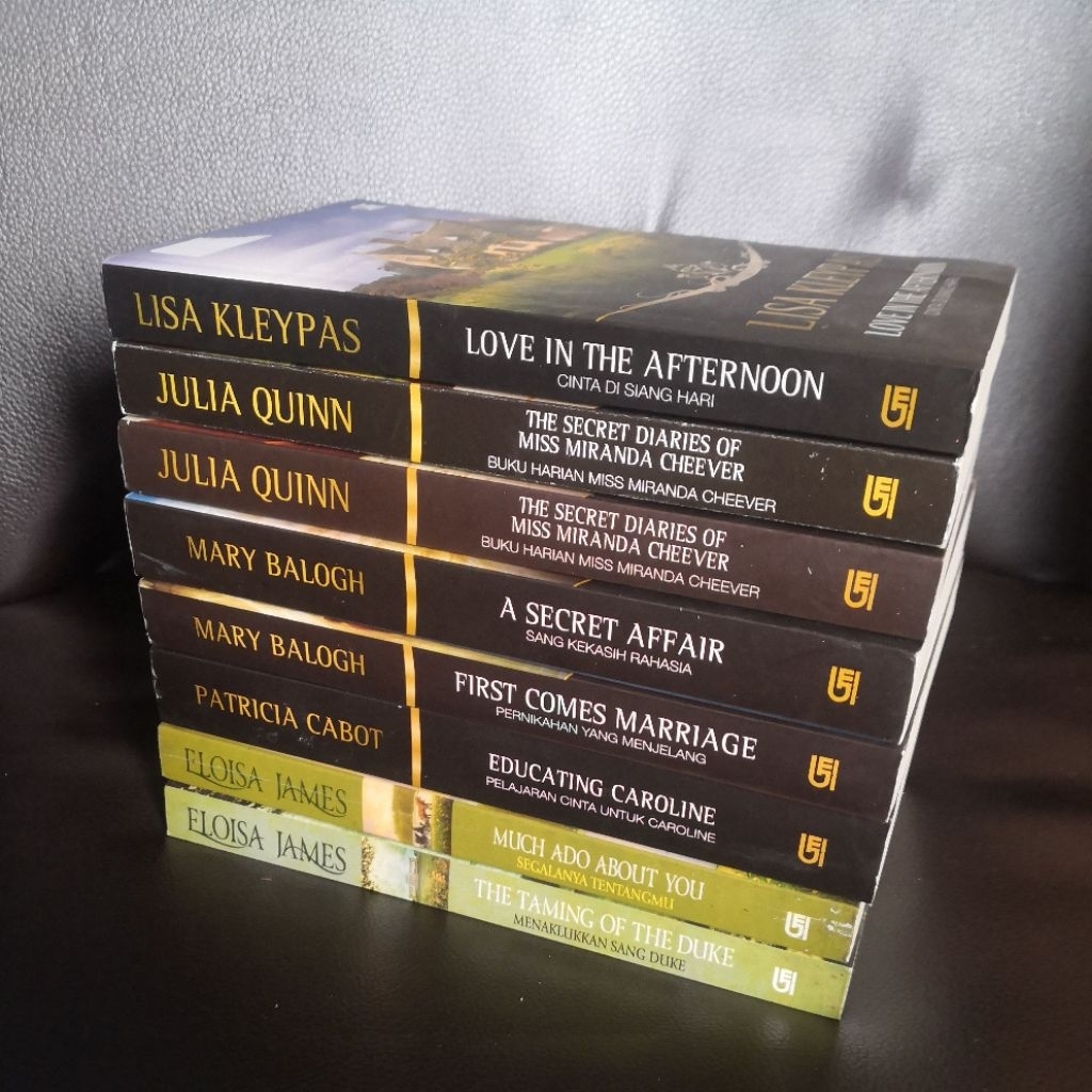 koleksi novel terjemahan original eloisa James Lisa kleypas patricia cabot Mary balogh Julia quinn