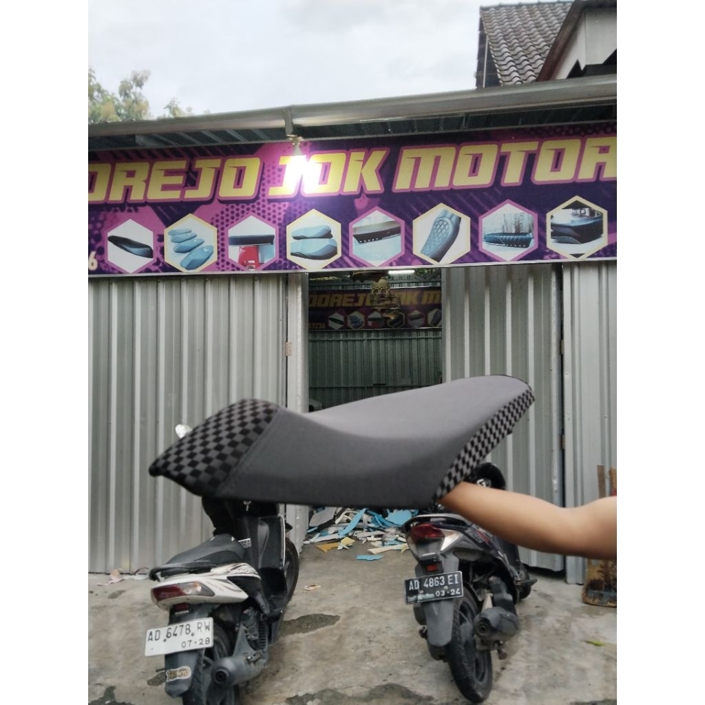 Jok motor mio3 motif mbtech mix catur  _Jok motor mio3 motif mbtech mix catur