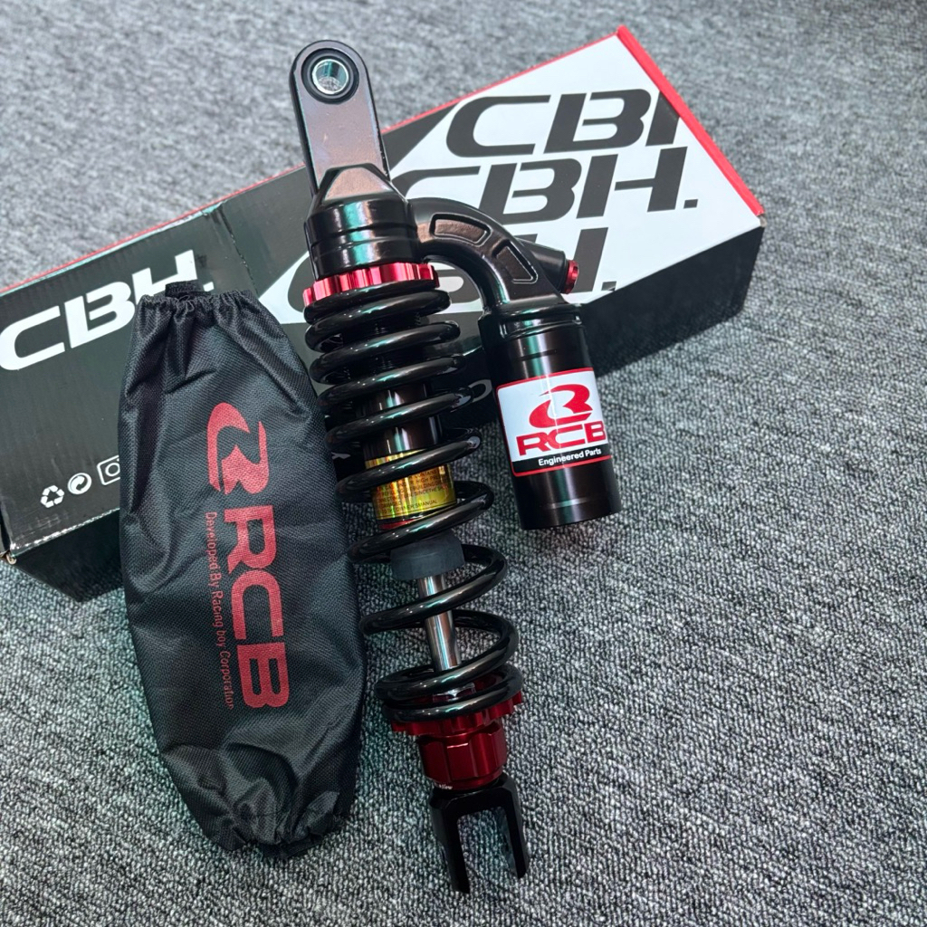 (EVO Racing)Shock Shockbreaker Tabung Atas Copy KTC EVO Replika Free Sarung Motor Mio Vario Beat Sco