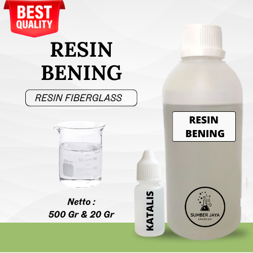 RESIN BENING 500 GR & KATALIS 20 GR