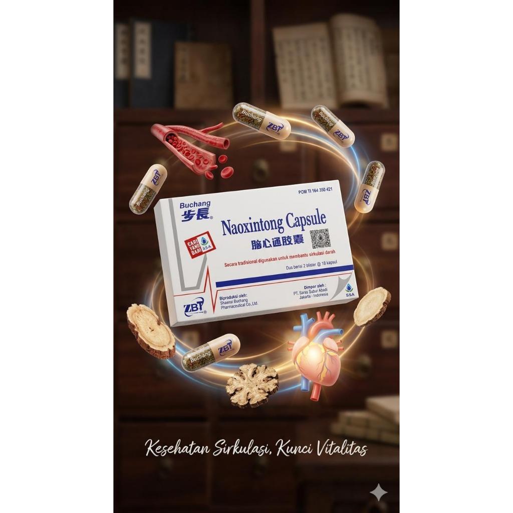 BUCHANG NAOXINTONG CAPSULE (BLISTER) / OBAT STROKE