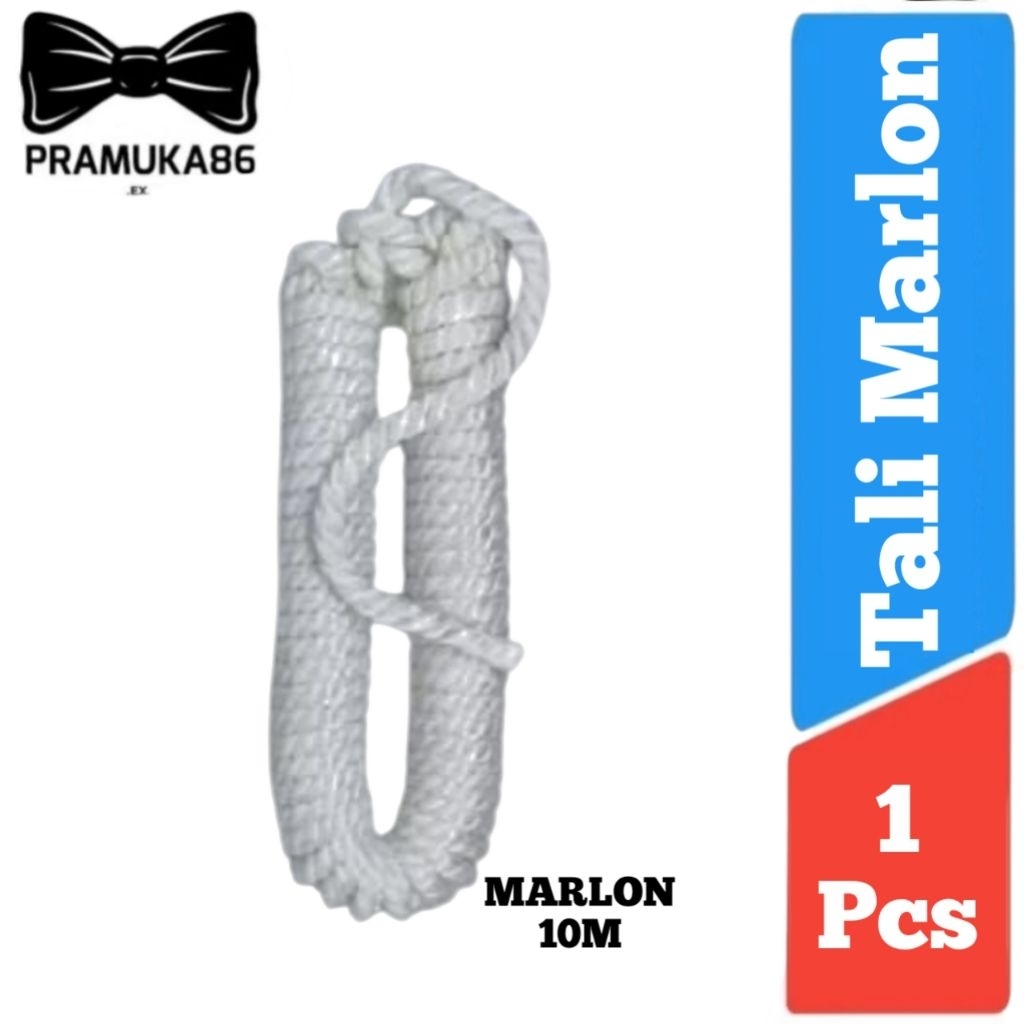 Tali Pramuka Marlon 10M / Tali Temali Nilon Marlon Pramuka / Tali Tenda Pramuka / Tali Pancang Pramu