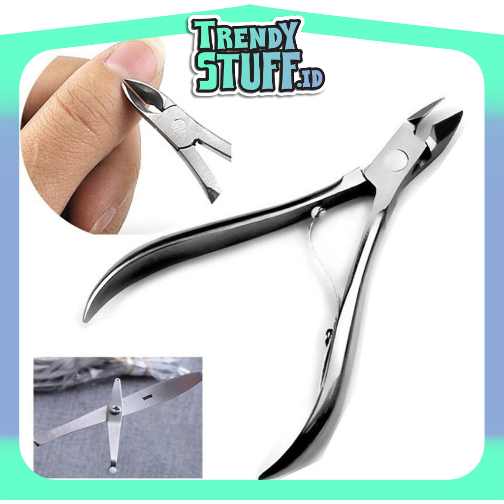 TRENDYSTUFF SOLINGEN Curticle Nipper Gunting Kutikula Nail Nipper Alat Tang Cabut Kutikula Kuku Taja